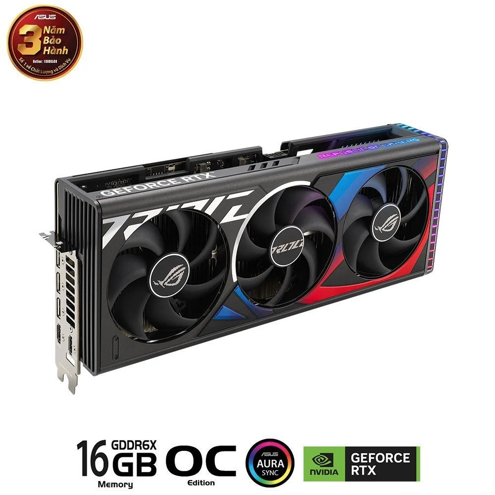 Card màn hình ASUS ROG Strix GeForce RTX 4080 SUPER 16GB GDDR6X OC Edition