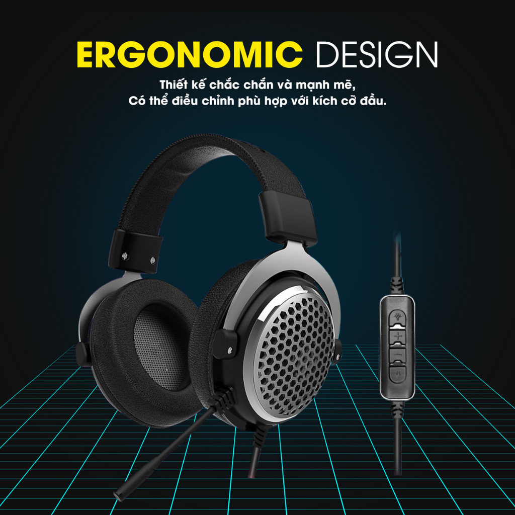 Tai nghe Gaming Zadez GT-323P RGB Âm thanh 7.1