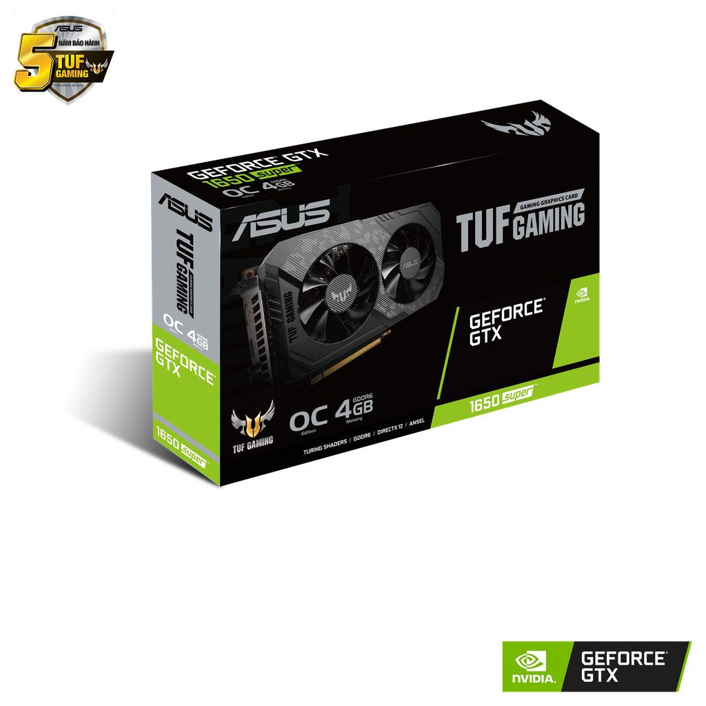 Card Màn Hình ASUS TUF GTX1650 SUPER 4G GAMING