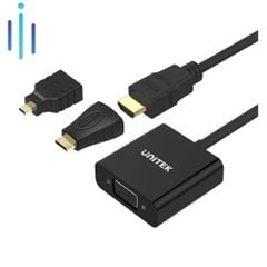 Cáp UNITEK chuyển HDMI sang VGA Y-6355