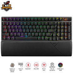Bàn phím Gaming ASUS ROG Strix Scope II 96 Wireless NX Storm