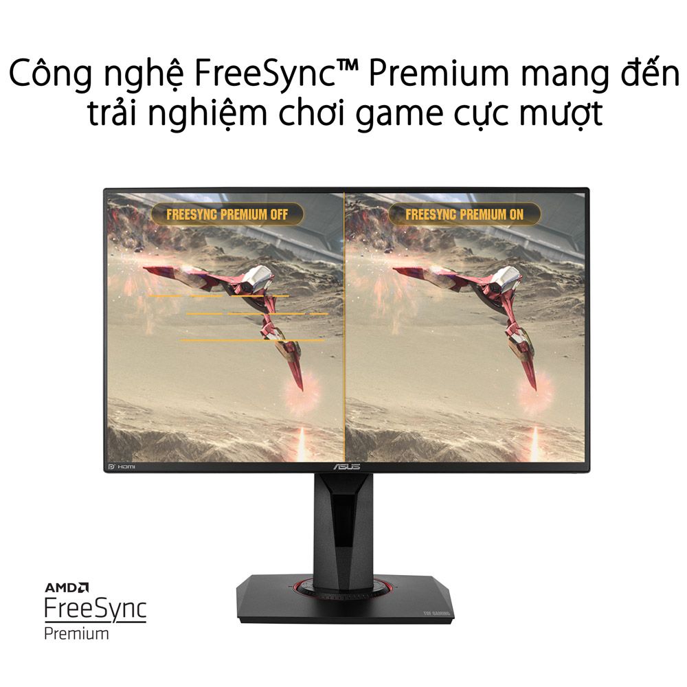 Màn hình ASUS TUF Gaming VG259QR 24.5 inch FHD Fast IPS 165Hz G-Sync 1ms