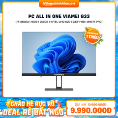 PC All In One Viamei G33 (i7-8650U | 16GB | 256GB | Intel UHD Graphics 620 | 23.8' FHD | Win 11 Pro)