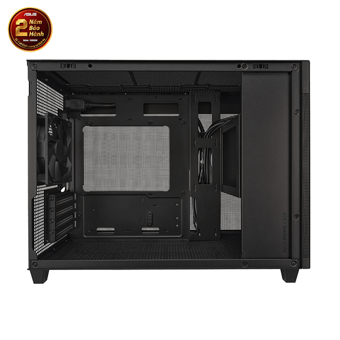 Vỏ case máy tính ASUS Prime AP201 Tempered Glass M-ATX Black