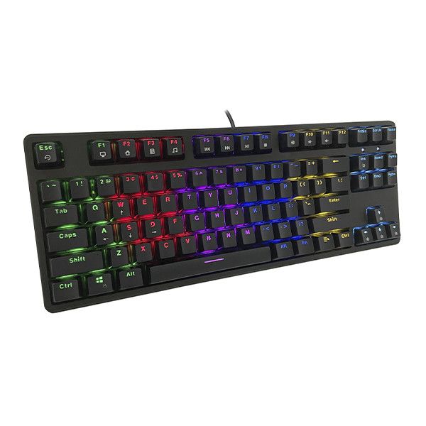 Bàn phím chơi game cơ E-Dra EK387L - Rainbow