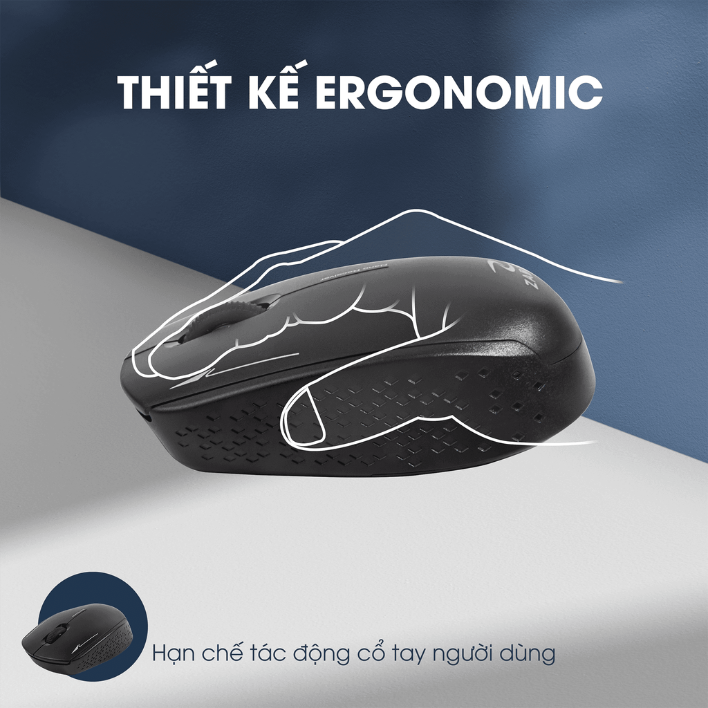 Chuột không dây Zadez M-331 (Xám / Hồng / Đỏ)