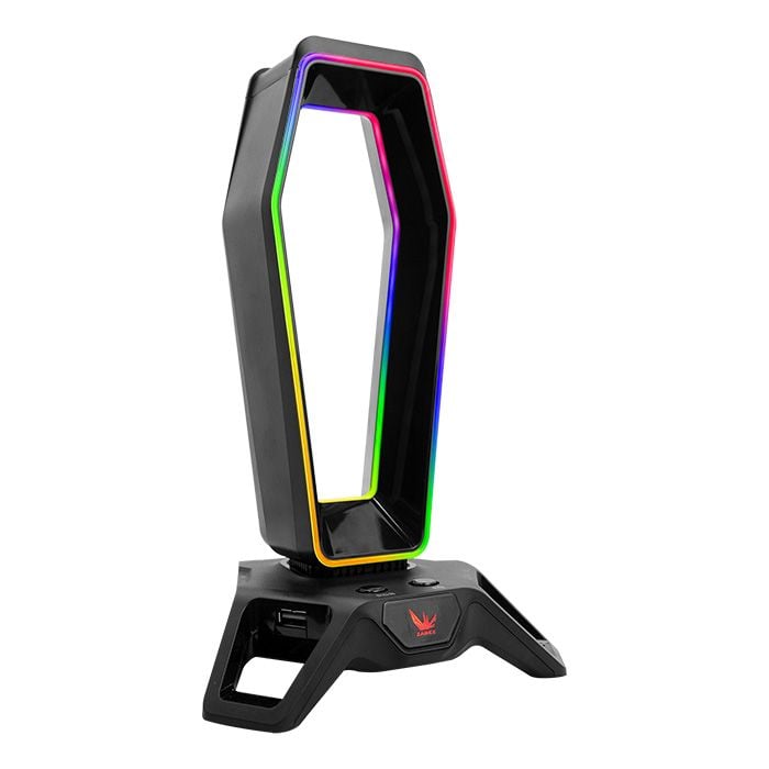 Đế treo tai nghe RGB kiêm Soundcard 7-1 Zadez ZHS-702G