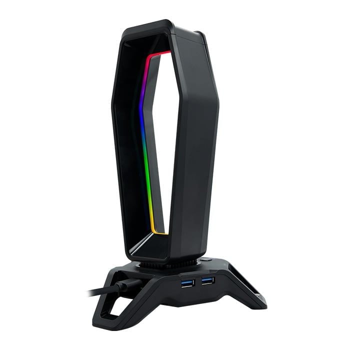 Đế treo tai nghe RGB kiêm Soundcard 7-1 Zadez ZHS-702G
