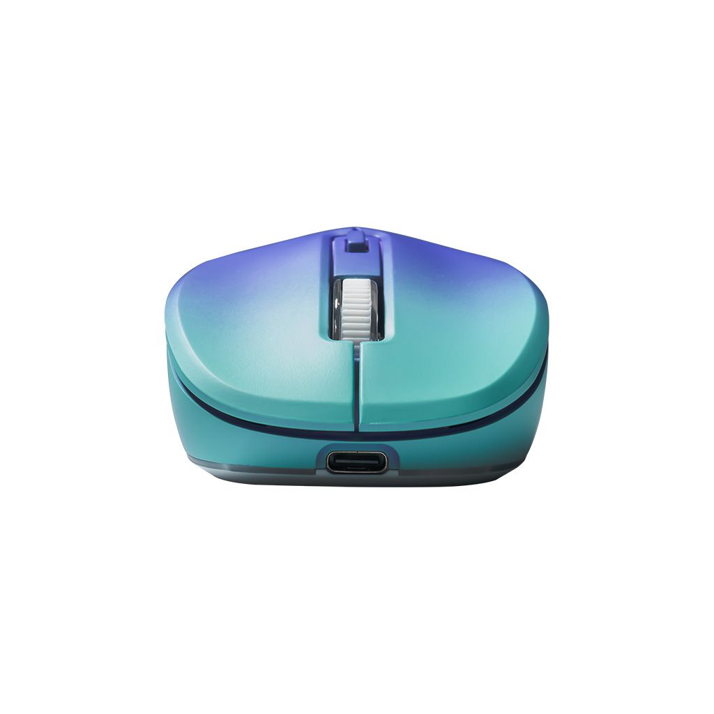 Chuột không dây Silent Zadez M-381Z Cảm biến Pixart 3065, 2000 DPI, Sạc Type-C, Pin 650 mAh, Đèn LED RGB