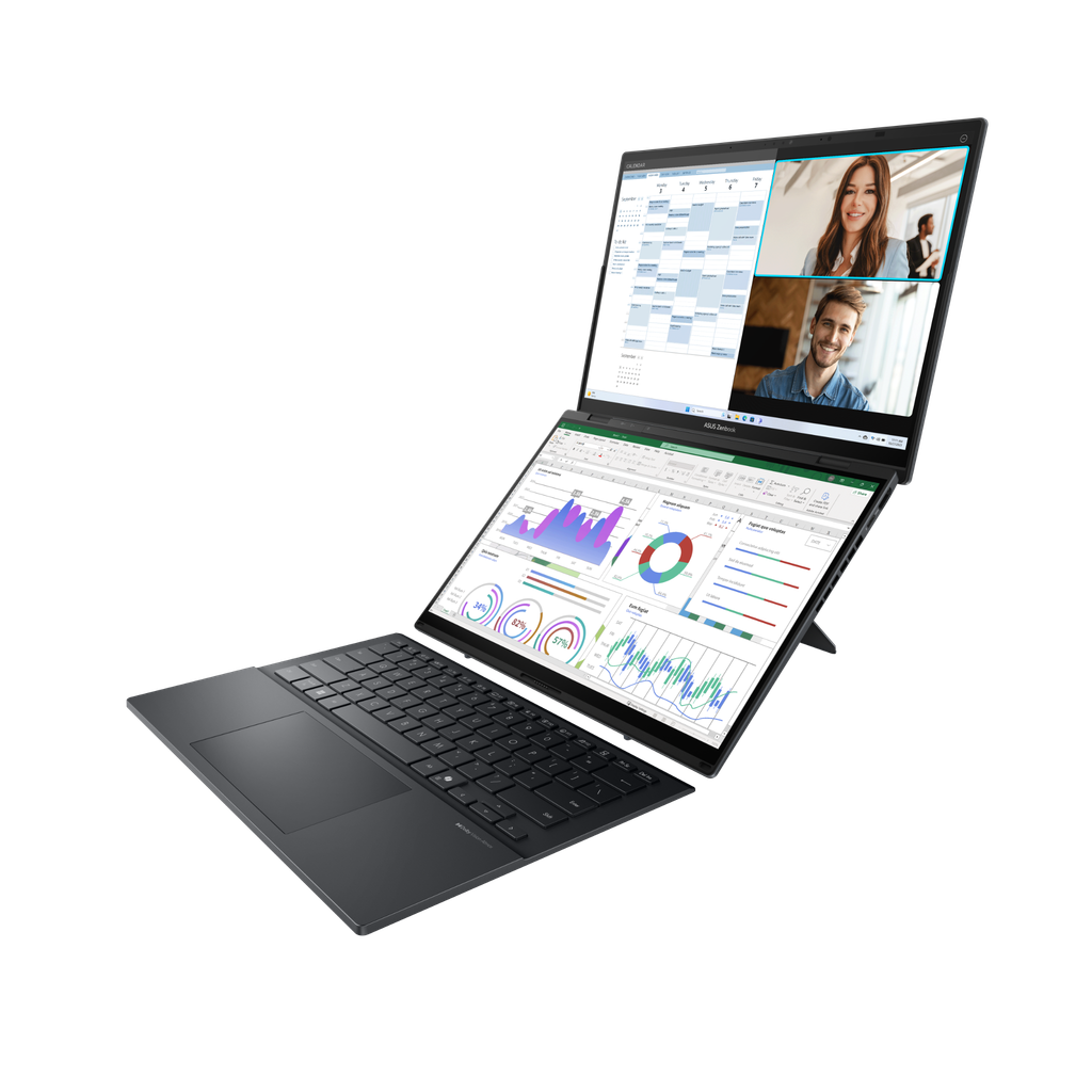Laptop ASUS ZenBook Duo OLED UX8406CA-PZ109WS (Ultra 9 285H | 32GB | 1TB | Intel Arc 140T | 2x 14' 3K OLED Touch | Win 11)