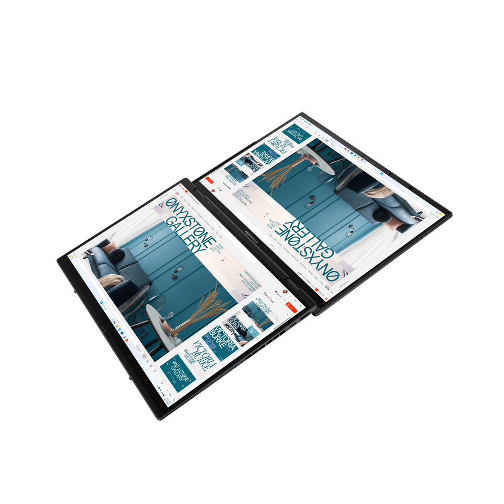 Laptop ASUS ZenBook Duo OLED UX8406CA-PZ109WS (Ultra 9 285H | 32GB | 1TB | Intel Arc 140T | 2x 14' 3K OLED Touch | Win 11)