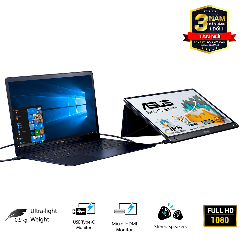 Màn hình di động ASUS ZenScreen MB16AMTR Cảm ứng 16 inch