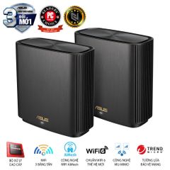 ASUS ZenWiFi XT8 (2PK) Black AX6600 WiFi 6 2 băng tần