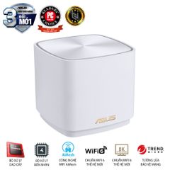 ASUS ZenWiFi XD4 (2PK) White AX1800 WiFi 6 2 băng tần