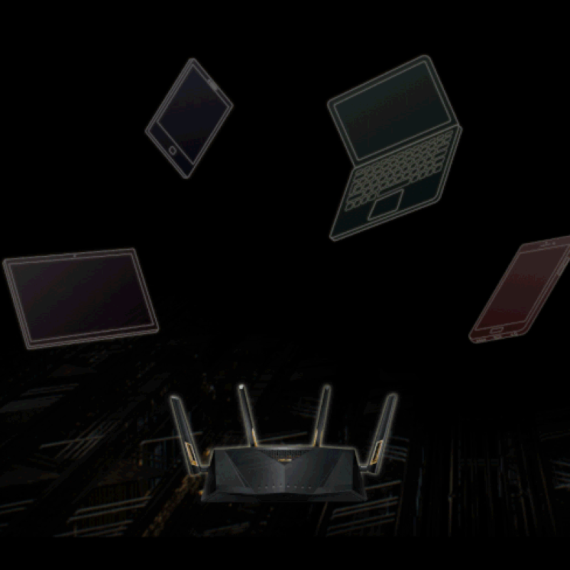 Router ASUS RT-AX58U V2 Wi-Fi 6 AX3000 Băng tầng kép