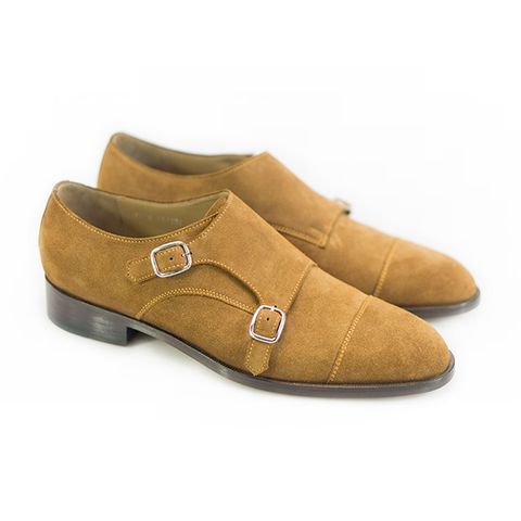 Double Monk Classic Suede vàng bò Marry