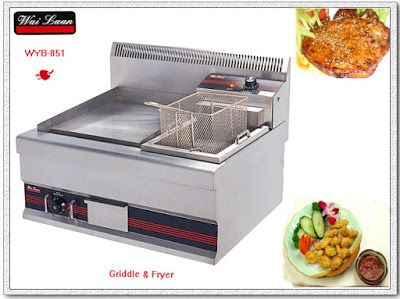 Bếp chiên rán nhúng kết hợp WYB-851