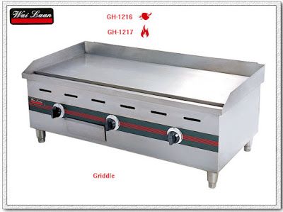 Bếp rán mặt phẳng dùng gas GH-1217