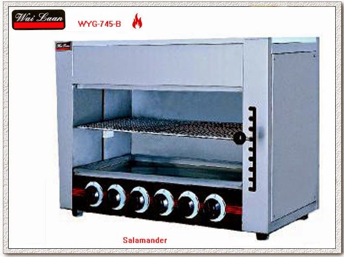 Lò nướng salamander Wailaan WYG-745-B 6 họng gas