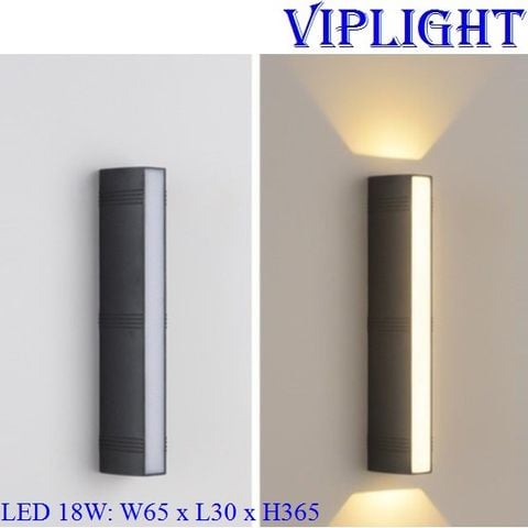  ĐÈN GẮN TƯỜNG LED 18W TRANG TRÍ VLVNT76 _ GẮN VÁCH TƯỜNG TRANG TRÍ NGOÀI TRỜI, TRONG NHÀ 