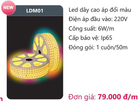  ĐÈN LED DÂY ĐỔI MÀU DUHAL LDM01 