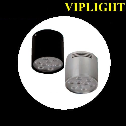 LON LED DOWLIGHT GẮN NỔI 9W VỎ INOX ( ĐEN )