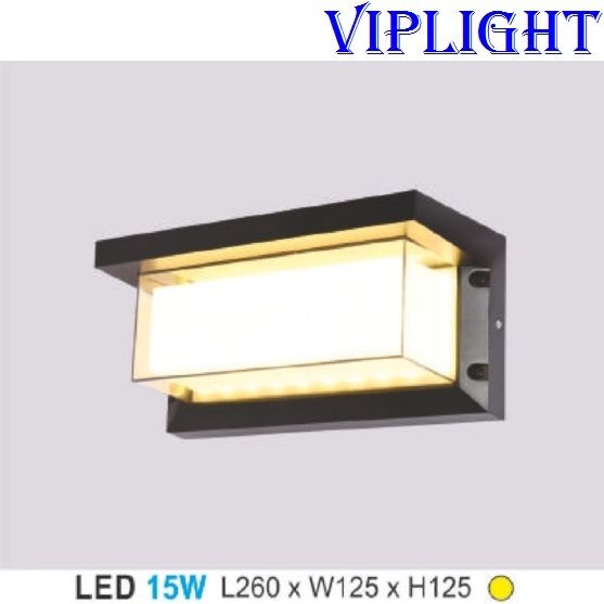 ĐÈN TƯỜNG LED 15W VLAK69 _ GẮN VÁCH TƯỜNG TRANG TRÍ NGOÀI TRỜI, TRONG NHÀ