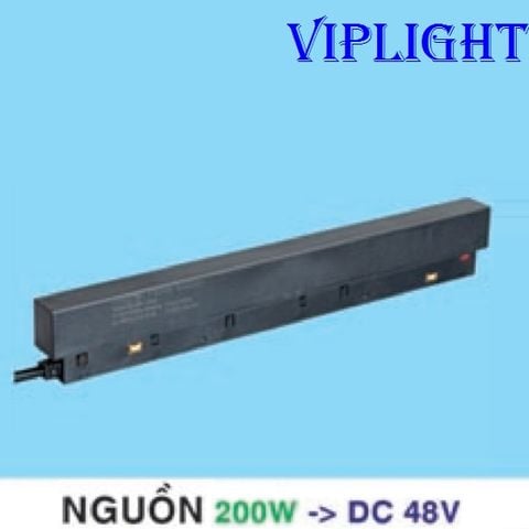  BỘ NGUỒN ĐÈN RAY NAM CHÂM 200W DC 48V 