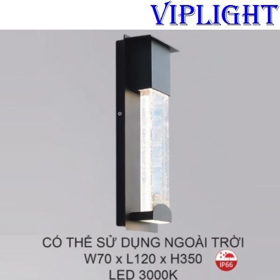 ĐÈN GẮN TƯỜNG LED TRANG TRÍ VLVNT101S _ GẮN VÁCH TƯỜNG TRANG TRÍ NGOÀI TRỜI, TRONG NHÀ