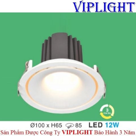  ĐÈN ÂM TRẦN 3 CHẾ ĐỘ LED 12W AT-40 LED 12W BA MÀU 