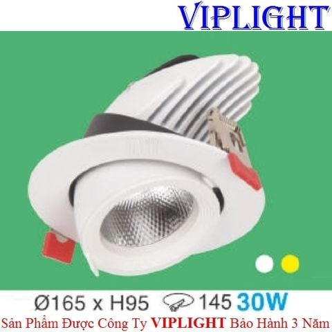  ĐÈN ÂM TRẦN CHIẾU ĐIỂM CHỈNH HƯỚNG AT-45 LED 30W 