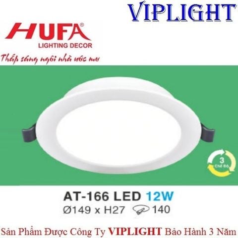  ĐÈN ÂM TRẦN HUFA LED 12W BA CHẾ ĐỘ AT-166 LED 12W TRÒN 3 MÀU 