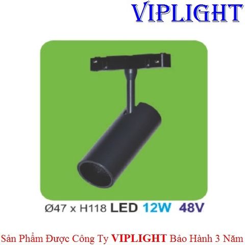  ĐÈN CHIẾU ĐIỂM GẮN RAY NAM CHÂM HÌNH TRÒN LED 12W 48V 