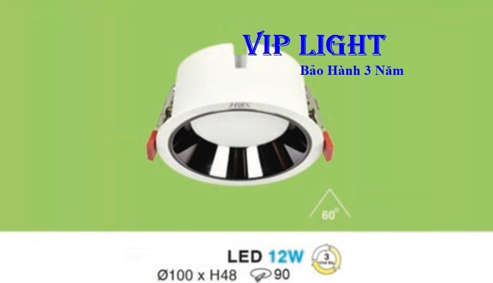 ĐÈN DOWNLIGHT ÂM TRẦN LED BA MÀU 12W HUFA AT-133 LED 12W 3 MÀU