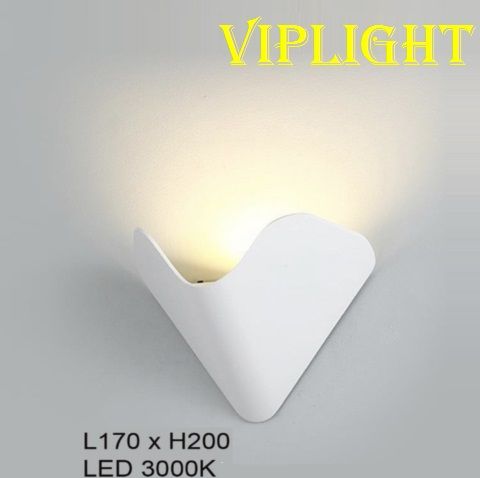 ĐÈN GẮN TƯỜNG CHỮ V LED HẮT TRANG TRÍ VL355VNT2288 TRẮNG