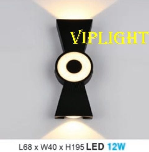 ĐÈN GẮN VÁCH TƯỜNG HÀNH LANG TRANG TRÍ LED 12W 2 ĐẦU VLHFAK54