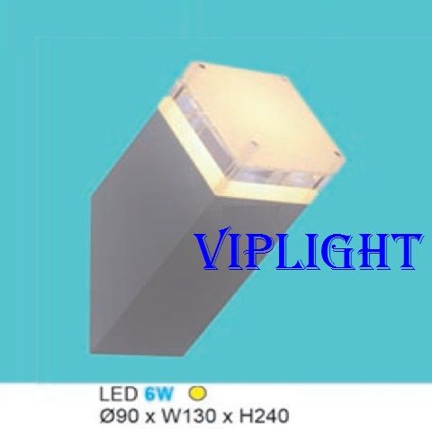  ĐÈN GẮN VÁCH TƯỜNG TRANG TRÍ LED 6W VLHFB1006 MÀU XÁM 