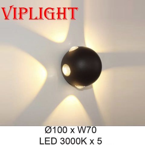 ĐÈN HẮT TƯỜNG CHIẾU TIA VL355VNT2221 5 TIA