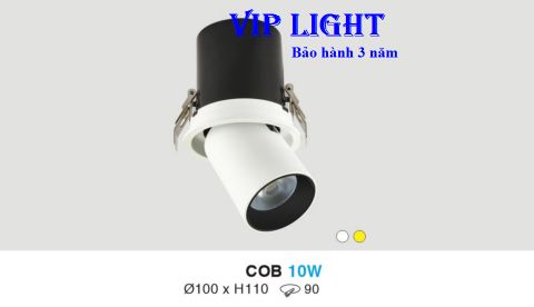  ĐÈN LED ÂM TRẦN CHIẾU ĐIỂM 10W HUFA AT-108 COB 10W 