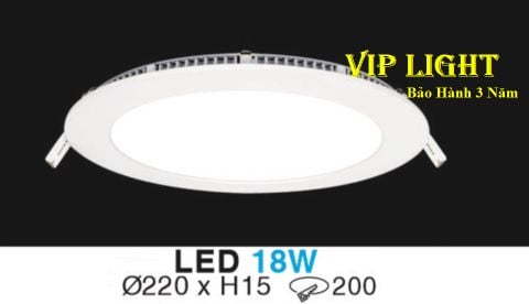  ĐÈN LED ÂM TRẦN SIÊU MỎNG 18W HUFA AT-70 LED 18W 