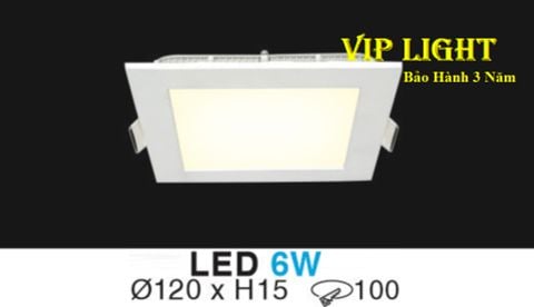  ĐÈN LED ÂM TRẦN VUÔNG SIÊU MỎNG 6W HUFA AT-74 LED 6W 