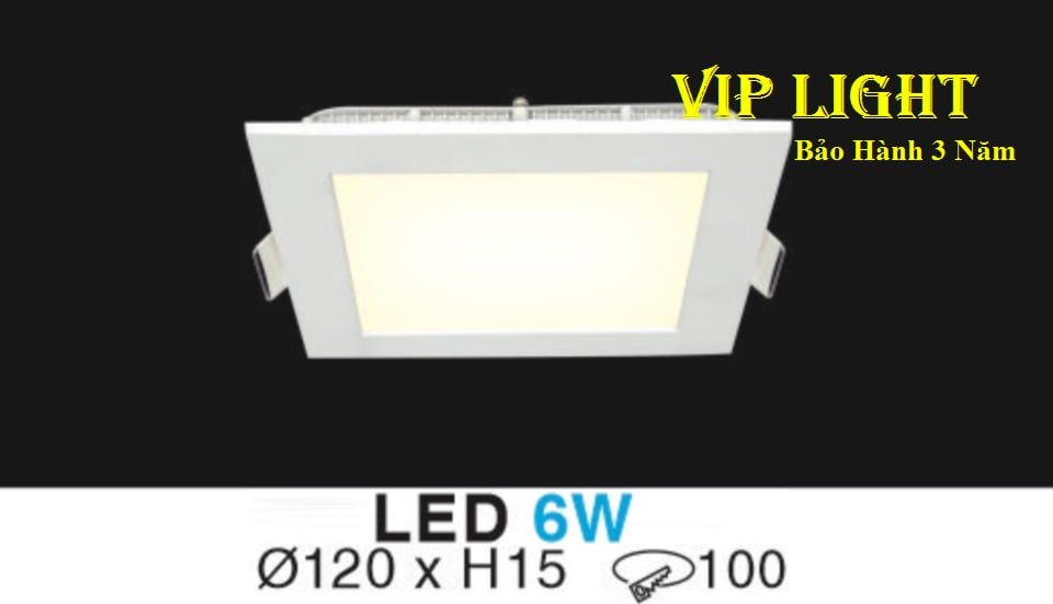 ĐÈN LED ÂM TRẦN VUÔNG SIÊU MỎNG 6W HUFA AT-74 LED 6W