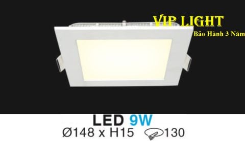  ĐÈN LED ÂM TRẦN VUÔNG SIÊU MỎNG 9W HUFA AT-75 LED 9W 