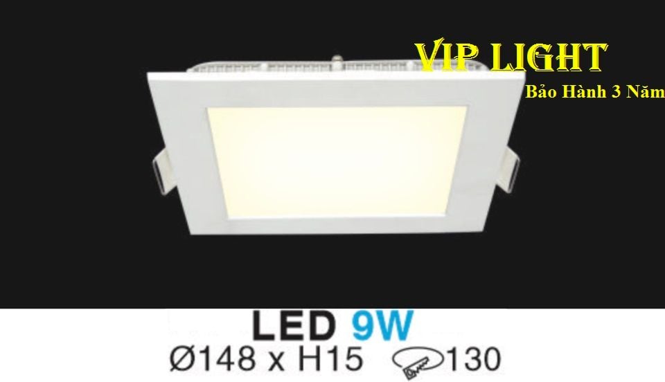 ĐÈN LED ÂM TRẦN VUÔNG SIÊU MỎNG 9W HUFA AT-75 LED 9W