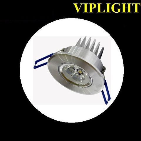  ĐÈN LED DOWNLIGHT ÂM TRẦN CHIẾU RỌI ĐIỂM 3W / LỖ KHOÉT 55 - 60 