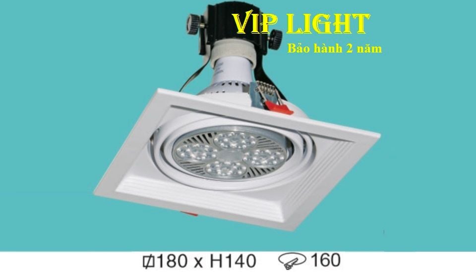 ĐÈN LED DOWNLIGHT ÂM TRẦN BÓNG PAR E27 35W HUFA AT-105 PAR 35W