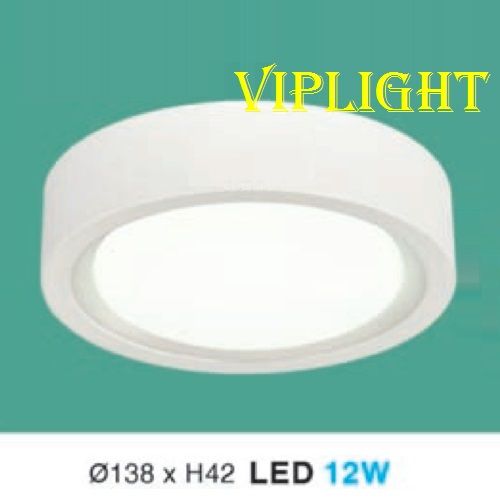 ĐÈN LON GẮN NỔI ÁP TRẦN LED 12W THÂN VỎ TRẮNG LT-81