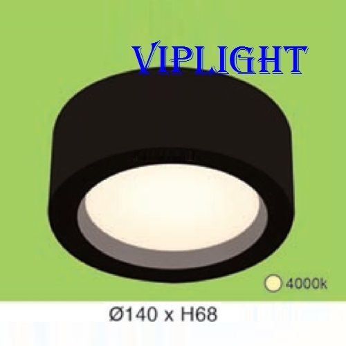 ĐÈN LON GẮN NỔI LED 10W VỎ ĐEN ÁNH SÁNG TRUNG TÍNH 4000K LN-26