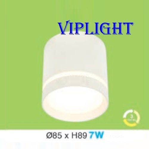 ĐÈN LON GẮN NỔI LED 3 BA CHẾ ĐỘ 7W THÂN VỎ MÀU TRẮNG LN-21