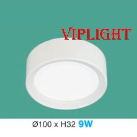  ĐÈN LON GẮN NỔI ỐP TRẦN MINI LED 9W (VỎ TRẮNG LT-79T) 